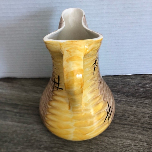 Vtg 1930s Myott Sons and Co Ceramic Pitcher - Picture 2 of 15